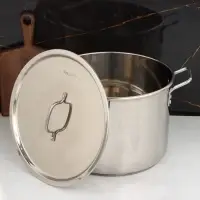 Котёл Катунь &laquo;Общепит&raquo;, 20 л, d=35 см, h=24 см, с крышкой, капсульное дно, индукция, нержавеющая сталь, хромированная