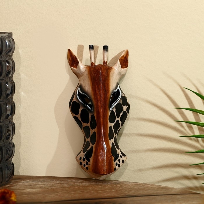 Маска Маска "Зебра" албезия 19х9х4 см