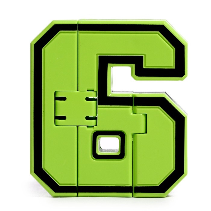 Робот «Цифра 6», трансформируется