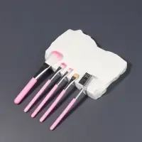 Набор кистей для макияжа COLOR POWER pink, 5 шт., розовый