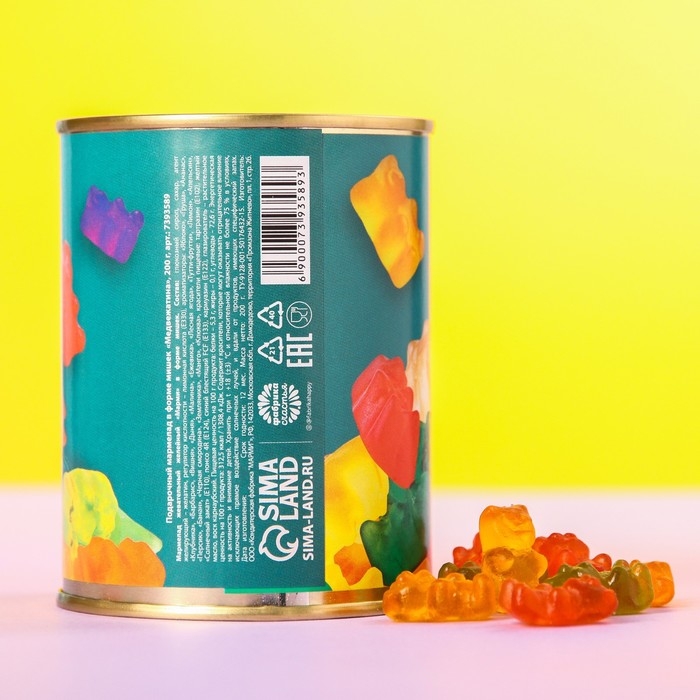 Подарочный «Медвежатина», вкус: ассорти, 150 г.