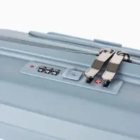 Чемодан на съёмных колёсах, 18", кодовый замок, 33&times;16&times;49 см, голубой