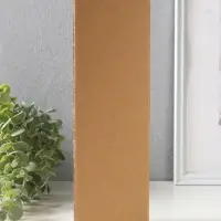 Сувенир керамика "Белый зайчик с розовой розой" 6х5х25,5 см