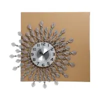 Часы настенные интерьерные &laquo;Ожеше&raquo;, серия: Ажур, бесшумные, плавный ход, d=60 см, циферблат d=22 см, от батарейки 1&times;АА