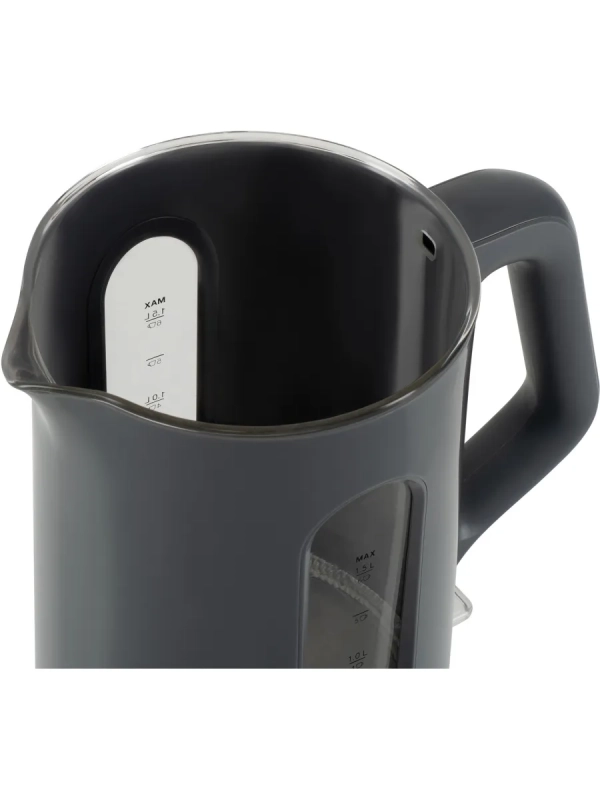 Чайник HYK-G4508 1,5л 1700Вт серый (стекло)