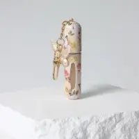 Атомайзер для парфюма, обвес на сумку, с распылителем, 5 мл, d=1.6&times;8 см, розовый