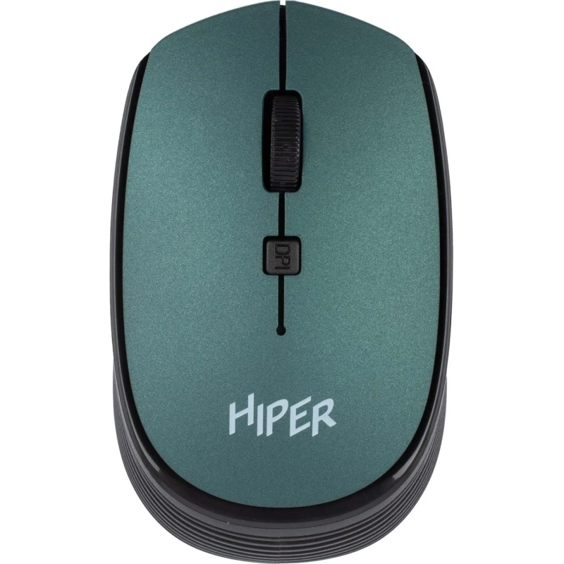 Мышь компьютерная HIPER (HOMW-084) беспроводная/зеленая