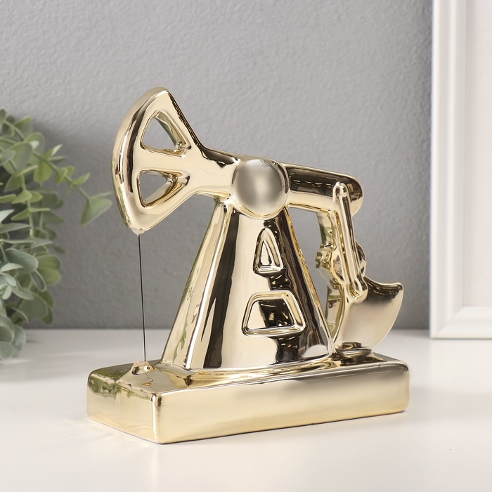 Копилка керамика Копилка керамика "Нефтяная вышка" 8х17х16,9 см