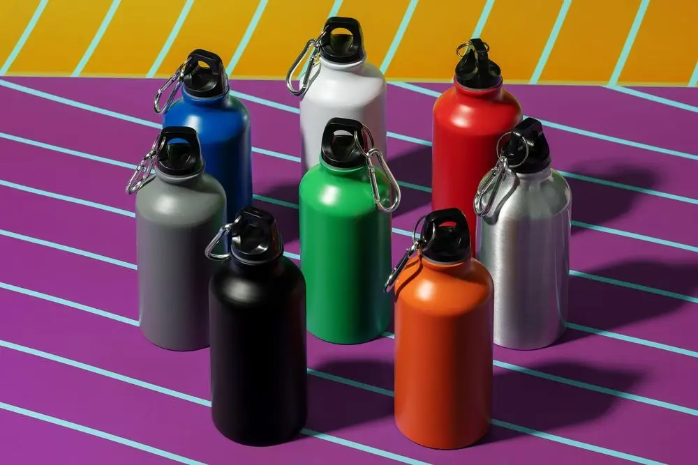 Бутылка для воды Funrun 400, черная Бутылка для воды Funrun 400, черная