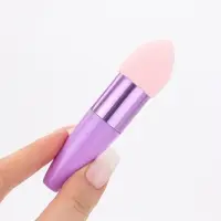 Спонж для макияжа с ручкой &laquo;Капля&raquo;, 10&times;3 см, цвет МИКС