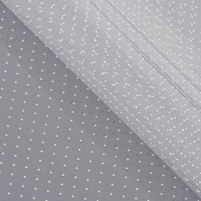 Пленка цветная с белым рисунком точки 100см х 9м 350г