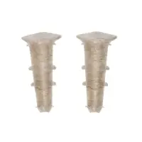 Угол внутренний для плинтуса &laquo;Деконика&raquo;, 70 мм, 2 штуки, цвет 547 лофт светло-серый