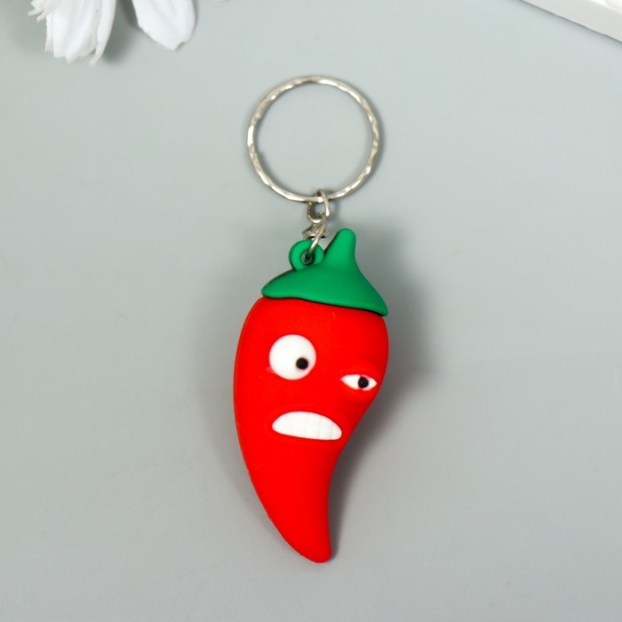 Брелок резина Брелок резина "Овощи с глазками" МИКС 5х3,5 см