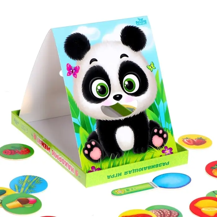 Развивающая игра &laquo;Накорми зверушку&raquo;, 2 основы, ложка, 20 элементов