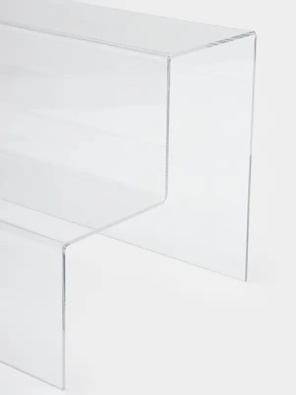 Подставка горка 2 ступеньки, 40&times;21&times;20 см, оргстекло 3 мм
