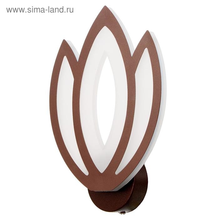 Бра 661327B/1 LED 19Вт 4000К кофе 23х18х7 см