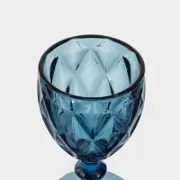 Бокал для вина Magistro &laquo;Круиз&raquo;, 250 мл, 8&times;15.3 см, стекло, синий