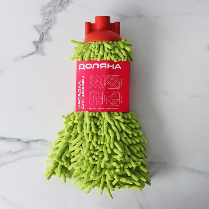 Насадка для швабры Доляна, микрофибра букли, 30×14 см, цвет МИКС Насадка для швабры Доляна, микрофибра букли, 30×14 см, цвет МИКС