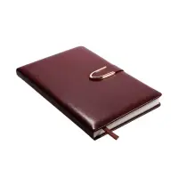 Ежедневник недатированный формат А5, с хлястиком, 112л, линия, пвх, Коричневый Ежедневник недатированный формат А5, с хлястиком, 112л, линия, пвх, Коричневый