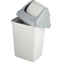 Контейнер для мусора Luscan &nbsp;Swing серый, 50л