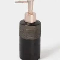 Аксессуары для ванной Доляна &laquo;Классика&raquo;, 4 предмета: дозатор 300 мл, мыльница, 2 стакана, чёрные