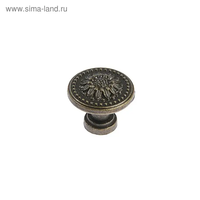 Ручка-кнопка ТУНДРА VINTAGE 011, цвет бронза Ручка-кнопка ТУНДРА VINTAGE 011, цвет бронза