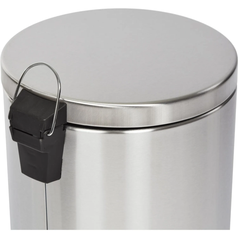 Ведро мусорное с педалью и доводчиком Luscan 20 л, матовое, нерж сталь
