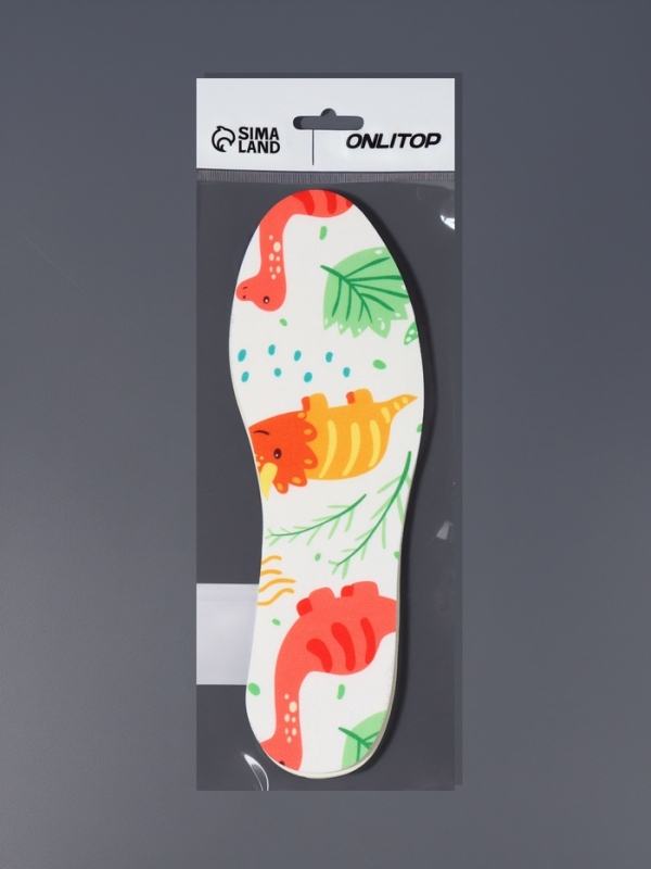 Стельки (полиэстер, латекс) универс 26-36 р-р 23,5см (пара) Зверята пак ОТ Стельки (полиэстер, латекс) универс 26-36 р-р 23,5см (пара) Зверята пак ОТ