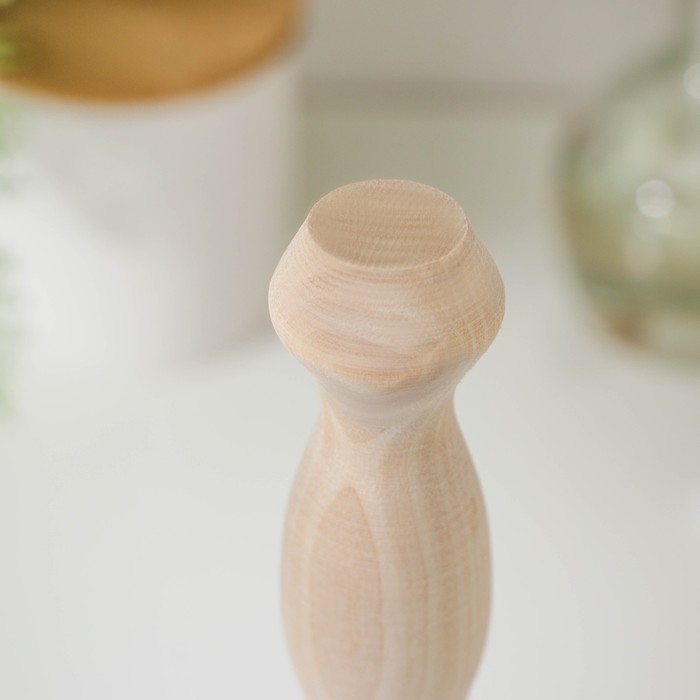 Картофелемялка-толкушка деревянная Доляна, 21×4 см, берёза Картофелемялка-толкушка деревянная Доляна, 21×4 см, берёза