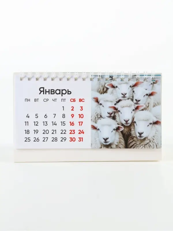 Календарь 2027, настольный домик фотореал 16&times;10.5 см