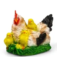 Садовая фигура из полистоуна &laquo;Курица Наседка&raquo;, 27&times;20&times;22 см