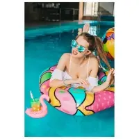 Игрушка надувная-подставка &laquo;Фламинго&raquo;, 18 см