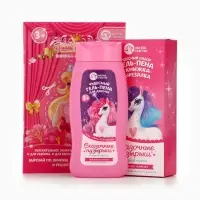 Подарочный набор детский &laquo;Сказочные пузырьки&raquo;, гель-пена 250 мл, книжка-вырезалка А5, Чистое счастье