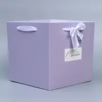 Коробка с лентами &laquo;С любовью&raquo;, 19&times;19&times;19 см