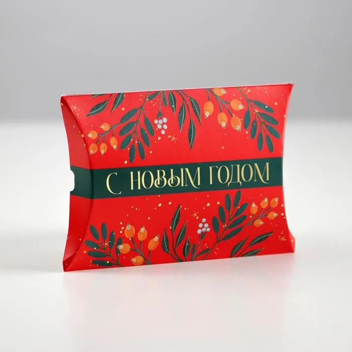Коробка новогодняя складная фигурная «Волшебного праздника», 11 х 8 х 2 см, Новый год Коробка новогодняя складная фигурная «Волшебного праздника», 11 х 8 х 2 см, Новый год