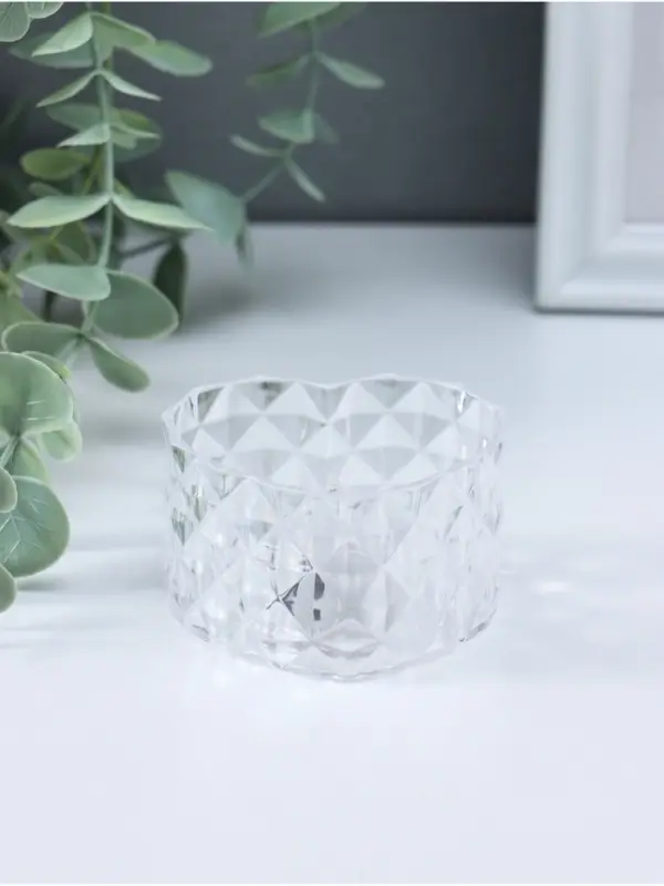 Светодиодная свеча LED - ночник RISALUX &laquo;В сердце&raquo;, от батареек 3&times;LR1130, прозрачный, 6.7&times;6.5&times;3.8 см