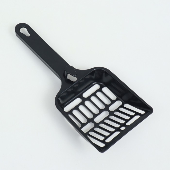 Туалет закрытый прозрачный 51 х 34 х 37 см, синий+совок