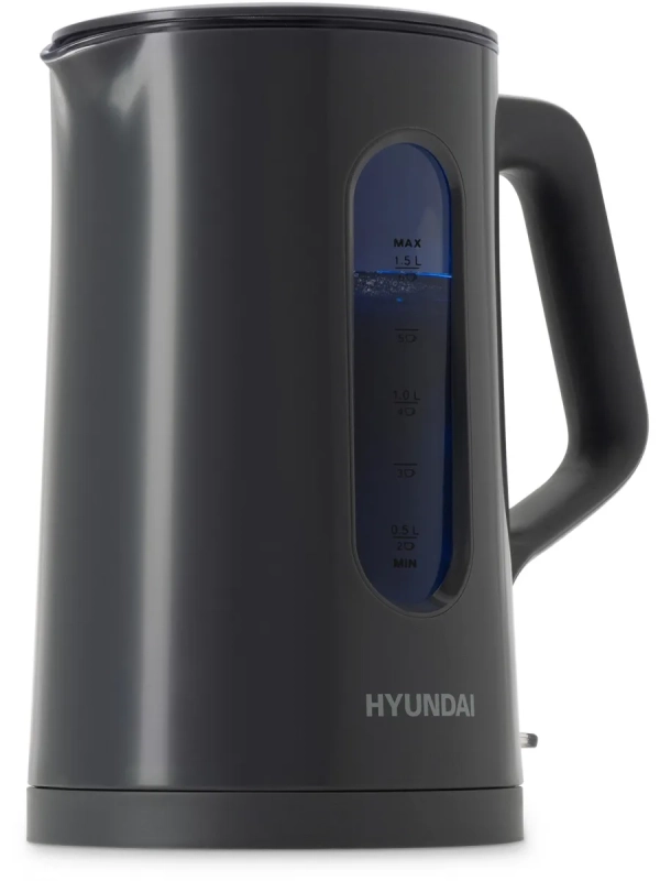Чайник HYK-G4508 1,5л 1700Вт серый (стекло)