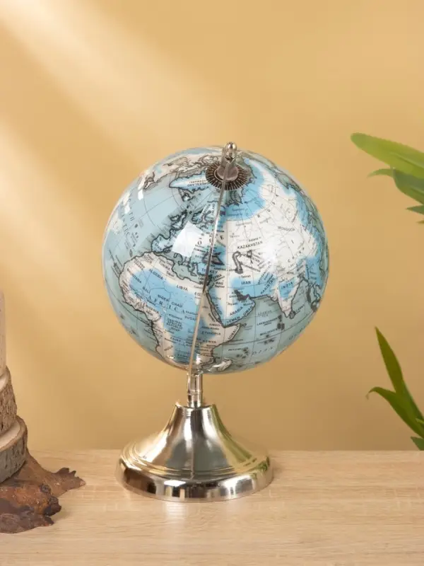 Глобус сувенирный, 18×15×26 см, подставка металл