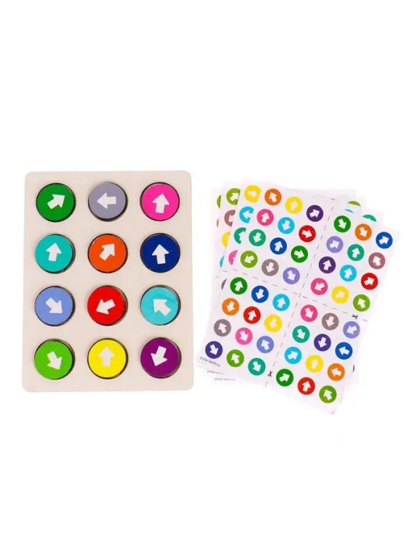 Развивающие игры из дерева Лесная мастерская &laquo;Стрелочки&raquo;, повтори по образцу