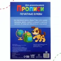 Прописи для дошкольников &laquo;Печатные буквы&raquo;, 20 стр., А4