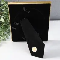 Фоторамка полистоун 13х18 см "Овал в розах" белая с золотом 14х1,5х19 см