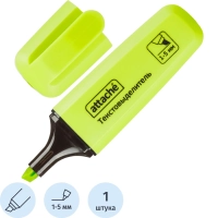 Маркер текстовыделитель Attache Palette 1-5мм желтый HL6010