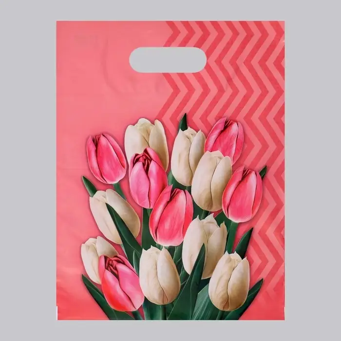 Пакет &laquo;Диана&raquo; полиэтиленовый с вырубной ручкой, МИКС, 50 мкм, 30&times;40 см