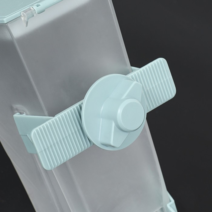 Кормушка для вольера 24 х 12 х 12 см, 2000 мл, голубая Кормушка для вольера 24 х 12 х 12 см, 2000 мл, голубая