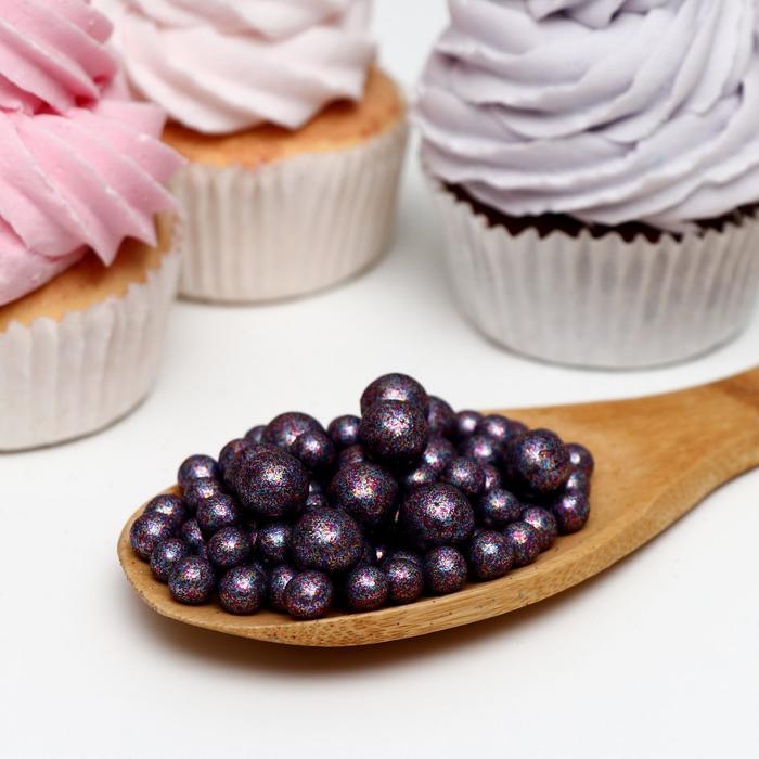 Посыпка кондитерская с глиттером «Космический блеск» 50 г Посыпка кондитерская с глиттером «Космический блеск» 50 г