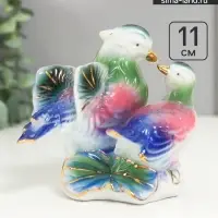 Фигурка керамика &laquo;Уточки-мандаринки цветные&raquo;, 11&times;7&times;11.5 см