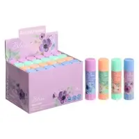 Клей-карандаш, ErichKrause EasyStick Pastel Bloom, PVP, экономичный расход, 13 г, МИКС