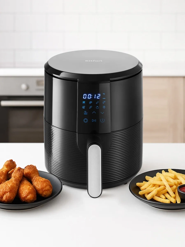 Аэрогриль электрический с решеткой КТ-2237 - 3 л - 1300 Вт Аэрогриль электрический с решеткой КТ-2237 - 3 л - 1300 Вт