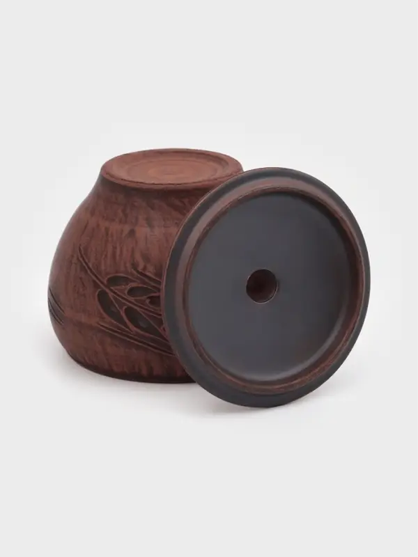 Горшок для жаркого &laquo;Колос&raquo;, 550 мл., 10&times;12 см, красная глина